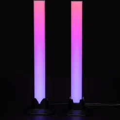 3S. x Home Lot de 2 barres lumineuses - Noir Sale