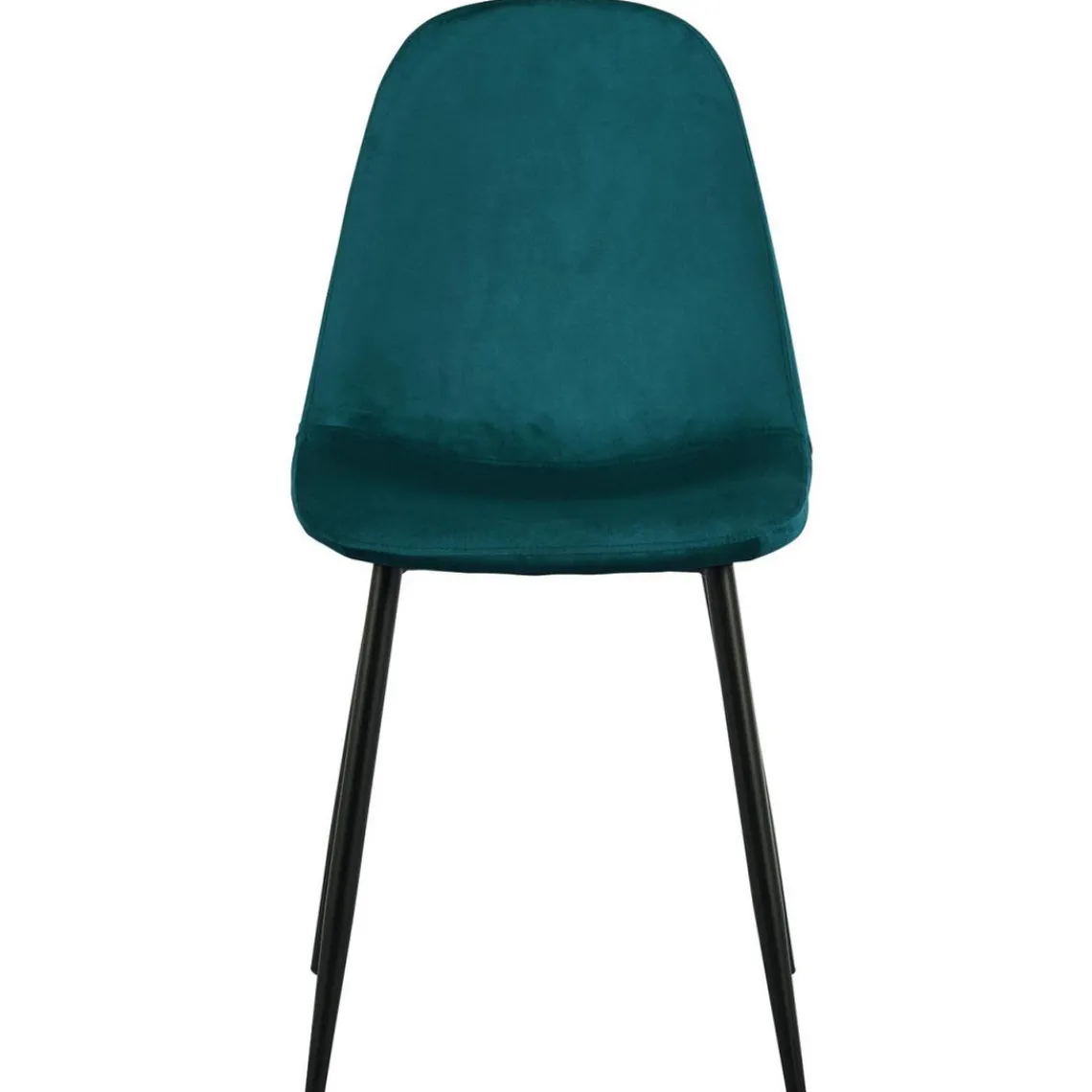 3S. x Home Lot de 4 chaises Gao Velours Vert Hot