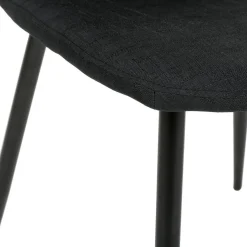 3S. x Home Lot de 2 chaises es en métal Noir Online