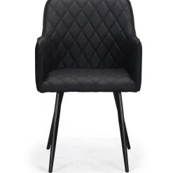 3S. x Home Lot de 2 Chaises es KENT Noir Sale