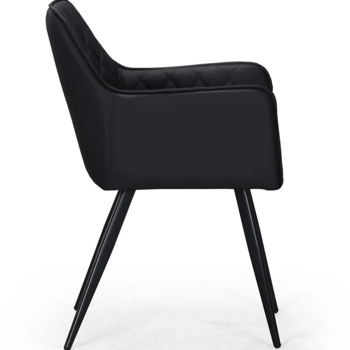 3S. x Home Lot de 2 Chaises es KENT Noir Sale