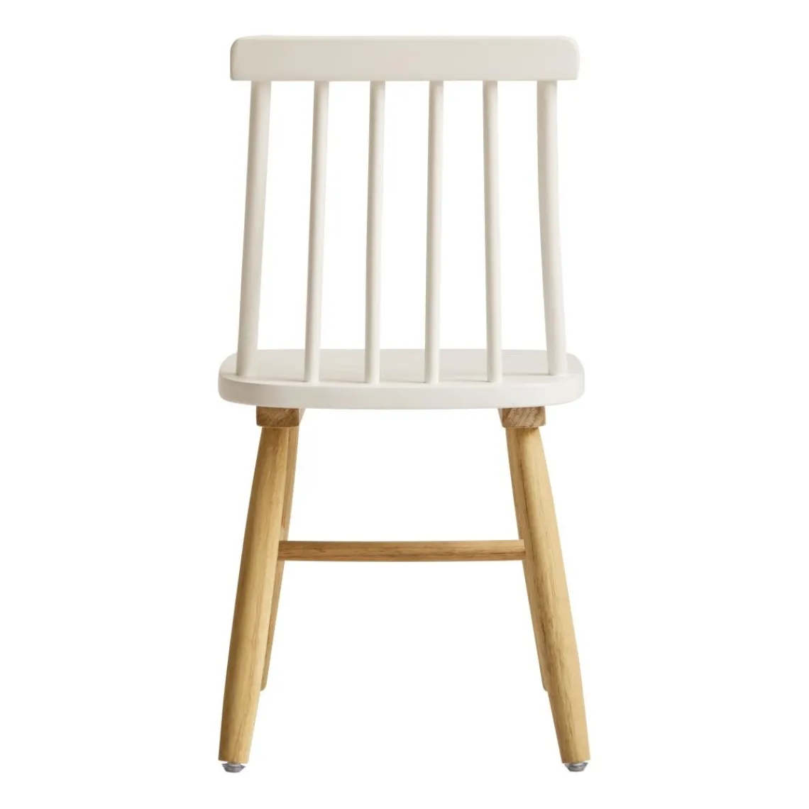 3S. x Home Lot de 2 chaises pour enfant NESNA design moderne et sa structure en bois massif blanc Outlet