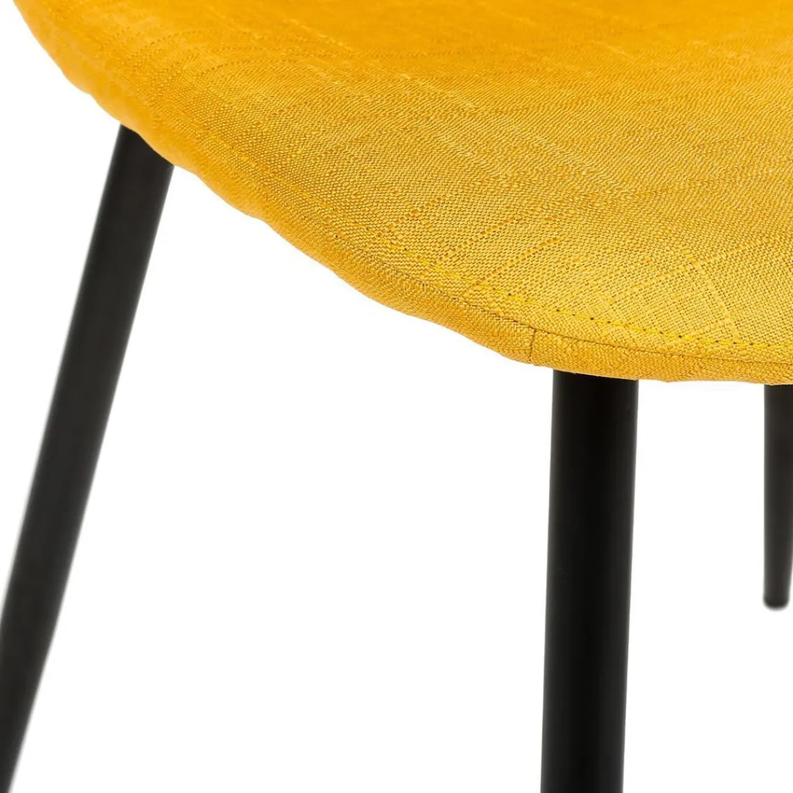 3S. x Home Lot de 2 chaises scandi s Jaune Best