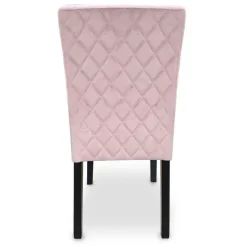 3S. x Home Lot De 2 Chaises SHALIMAN Velours Rose Sale