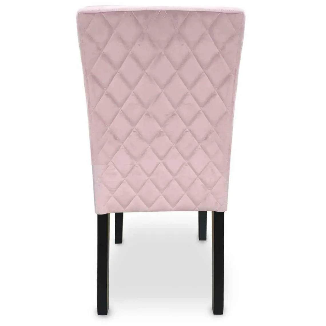 3S. x Home Lot De 2 Chaises SHALIMAN Velours Rose Sale