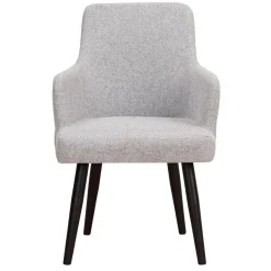 3S. x Home Lot de 2 Fauteuils Tissu LUDVIG Gris clair Online