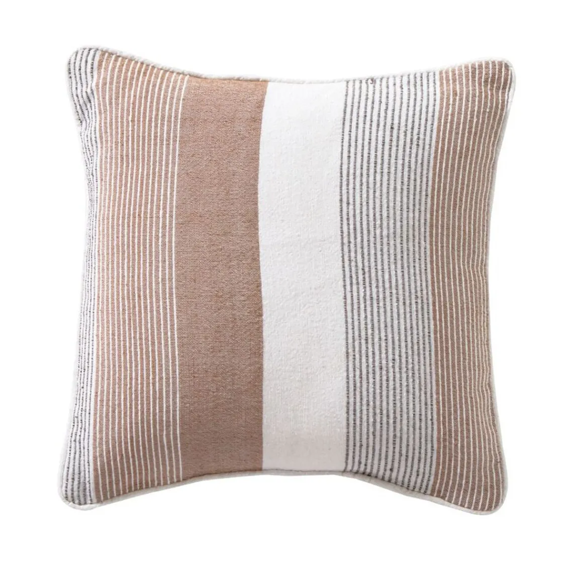 Becquet Lot de 2 housses de coussins TREPORT - Beige Hot