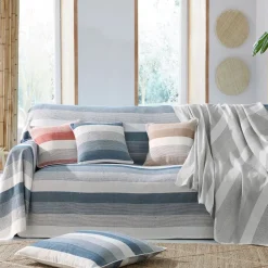 Becquet Lot de 2 housses de coussins TREPORT - Beige Hot