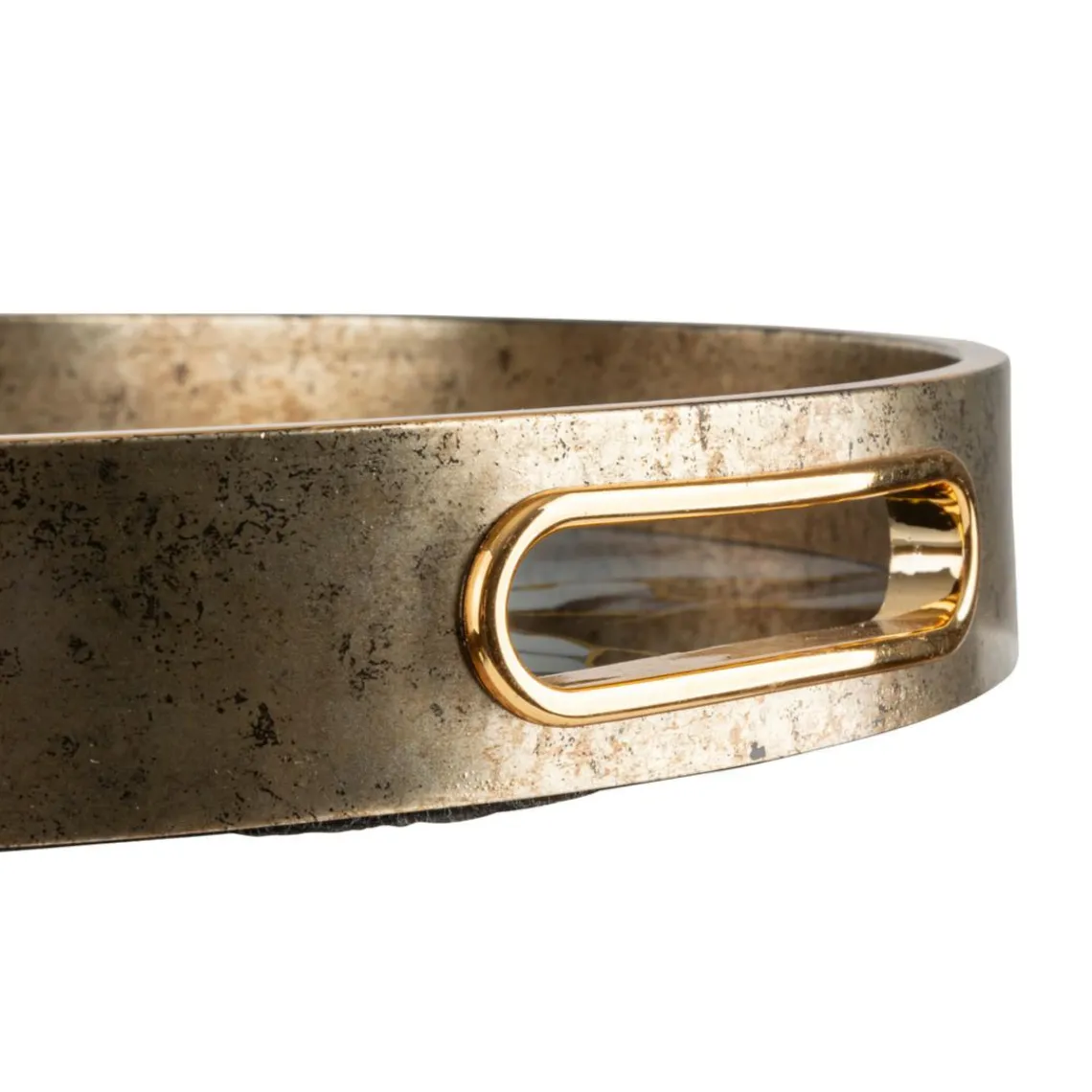 3S. x Home Lot de 2 plateaux Inaya Doré Clearance