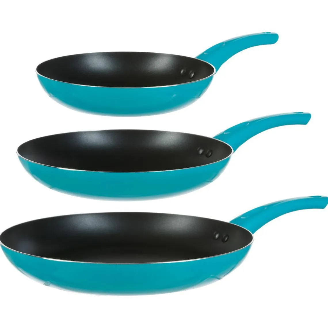 3S. x Home Lot de 3 poêles en aluminium noir Online