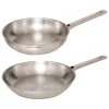 3S. x Home Lot de 2 poêles en inox Sale