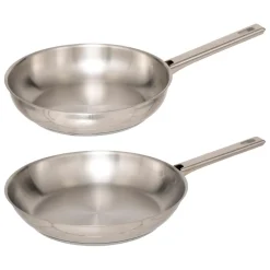 3S. x Home Lot de 2 poêles en inox Sale