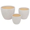 3S. x Home Lot de 3 pots New