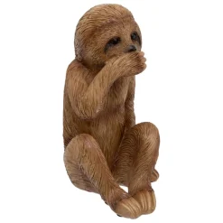 3S. x Home Lot de 3 Statues paresseux marron Clearance