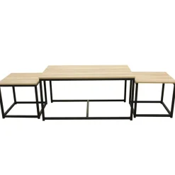3S. x Home Lot de 3 tables basses industrielles MEMPHIS Clearance