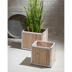 3S. x Home lot de 2 tables d'appoint caisses Discount