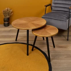3S. x Home Lot de 2 Tables Gigogne Felix Sale