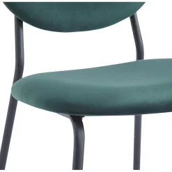 3S. x Home Lot de chaises SUZUKA avec son design scandinave vert New