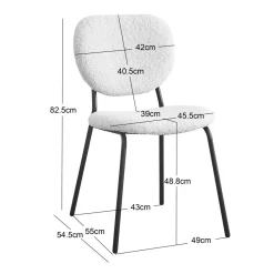 3S. x Home Lot de chaises SUZUKA avec son design scandinave Sale