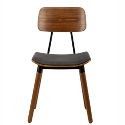 3S. x Home Lot de chaises VICTORIA design scandinave noir