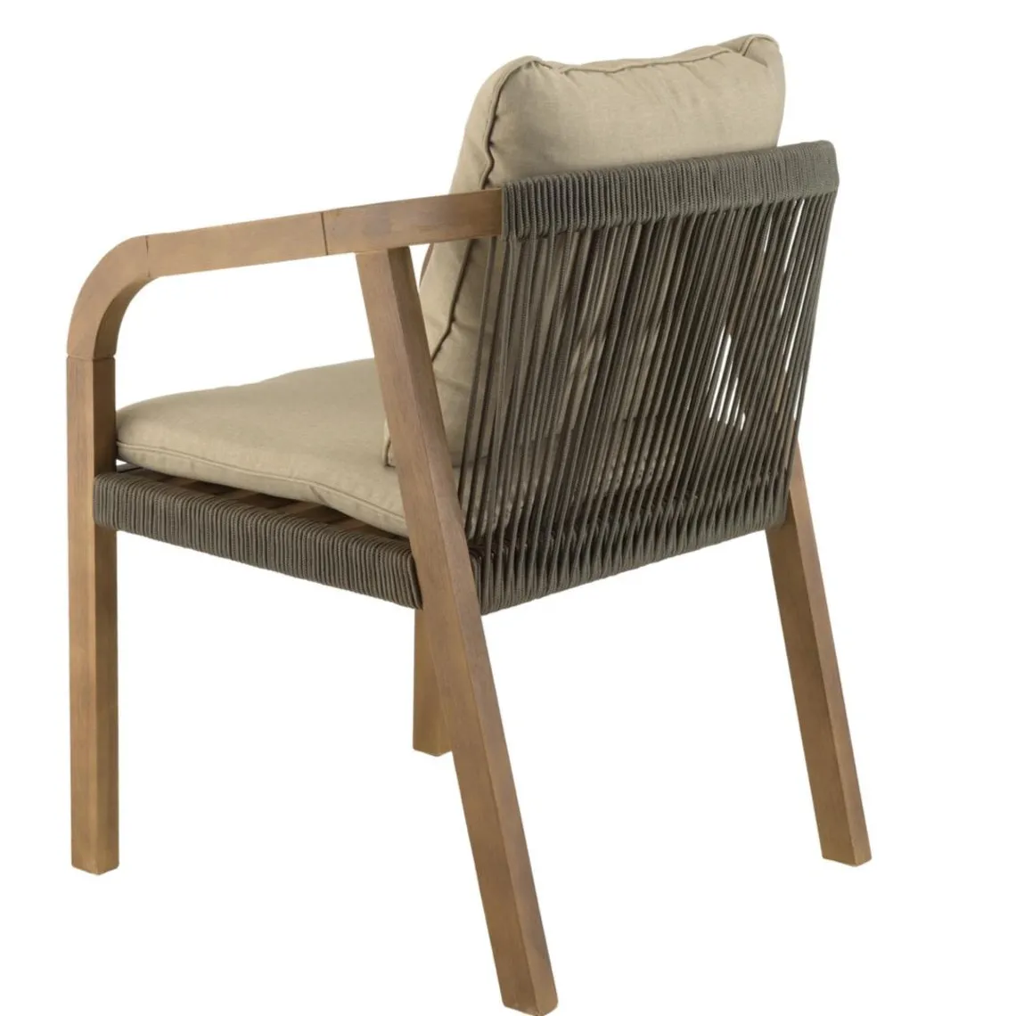 Macabane Lot n°4 Salon de jardin acacia vert sapin 6 personnes CELESTIN Sale