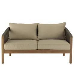 Macabane Lot n°2 Salon de jardin acacia vert sapin CELESTIN Best