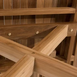 Macabane Lot n°154 Salon de jardin en teck 8/10 personnes FUN Hot