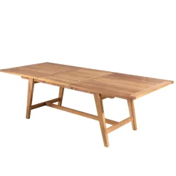 Macabane Lot n°151 Salon de jardin en teck 8/10 personnes FUN Clearance