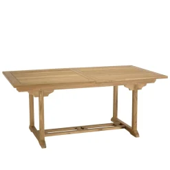 Macabane Lot n°157 Salon de jardin en teck et textilène 8/10 personnes Clearance