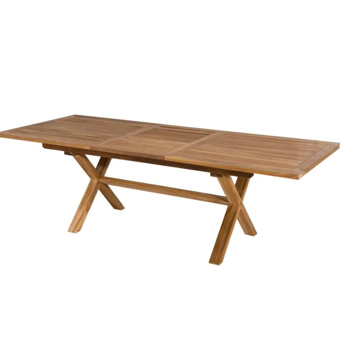 Macabane Lot n°162 Salon de jardin en teck et textilène 8/10 personnes