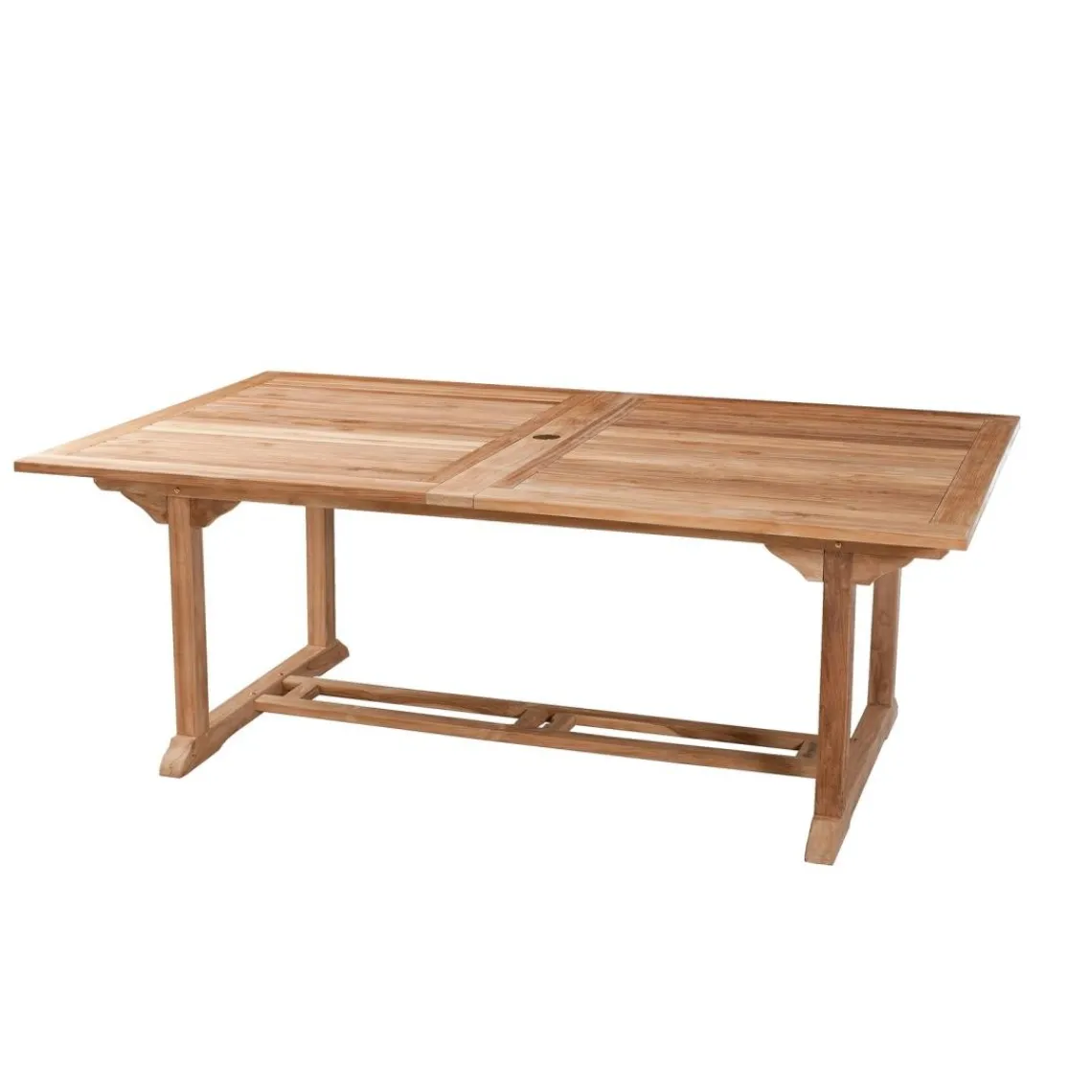 Macabane Lot n°160 Salon de jardin en teck et textilène 10/12 personnes Discount