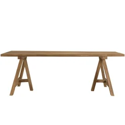 Macabane Lot n°17 Salon de jardin teck recyclé rotin synthétique 6 personnes VALERIA Discount