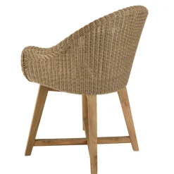 Macabane Lot n°8 Salon de jardin teck recyclé rotin synthétique 8/10 personnes KALLY Outlet