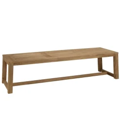 Macabane Lot n°8 Salon de jardin teck recyclé rotin synthétique 8/10 personnes KALLY Outlet