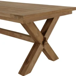 Macabane Lot n°10 Salon de jardin teck recyclé et teck 8/10 personnes KALLY Clearance