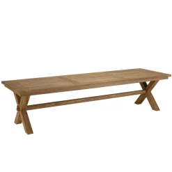 Macabane Lot n°11 Salon de jardin teck recyclé rotin synthétique 8/10 personnes KALLY Clearance