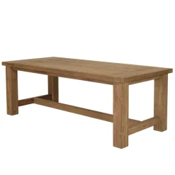 Macabane Lot n°15 Salon de jardin teck recyclé rotin synthétique 6/8 personnes KALLY Outlet