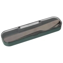 3S. x Home Lunch box double compartiments avec couverts - gris Hot