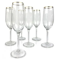 Becquet Luxor 6 flutes à champagnes Hot
