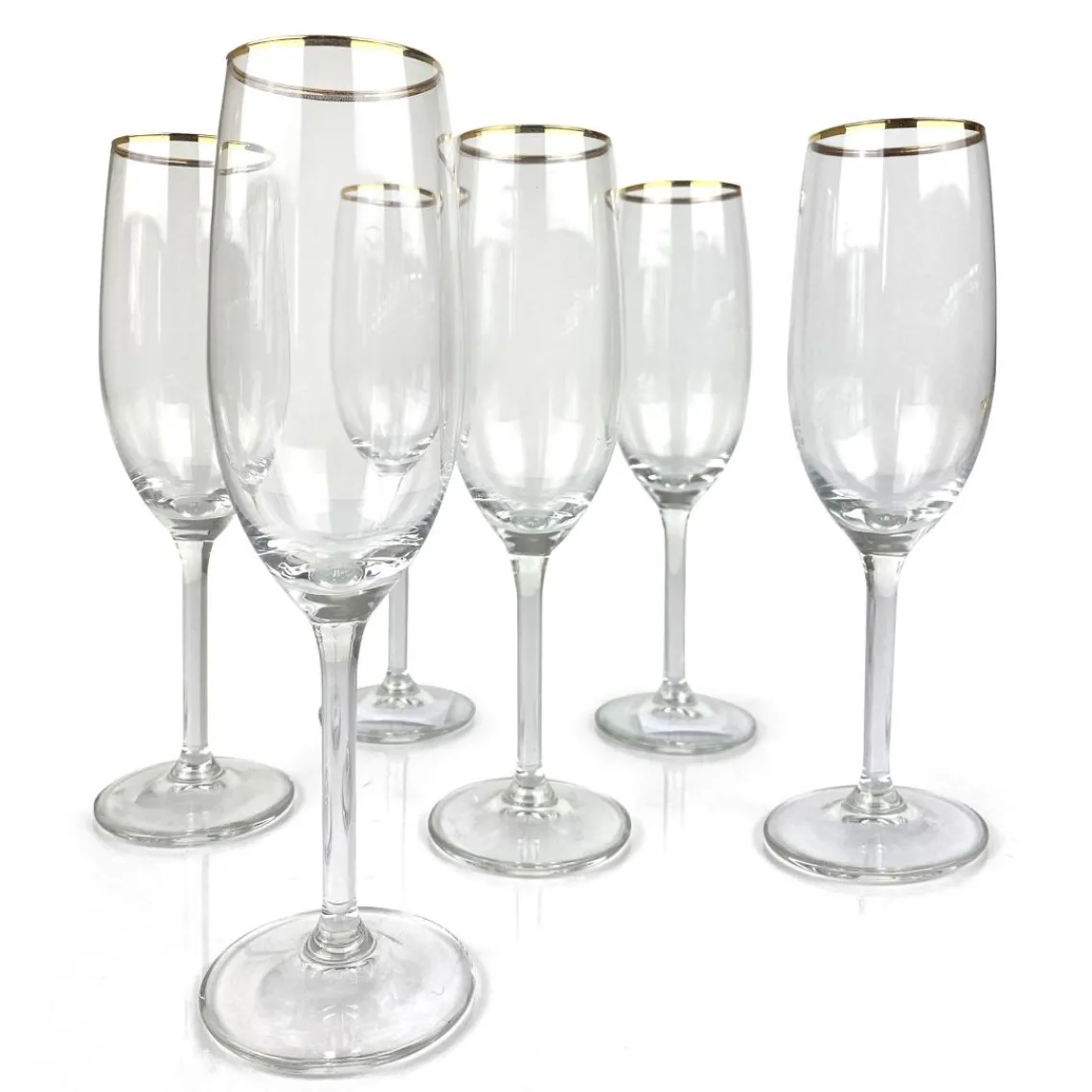 Becquet Luxor 6 flutes à champagnes Hot