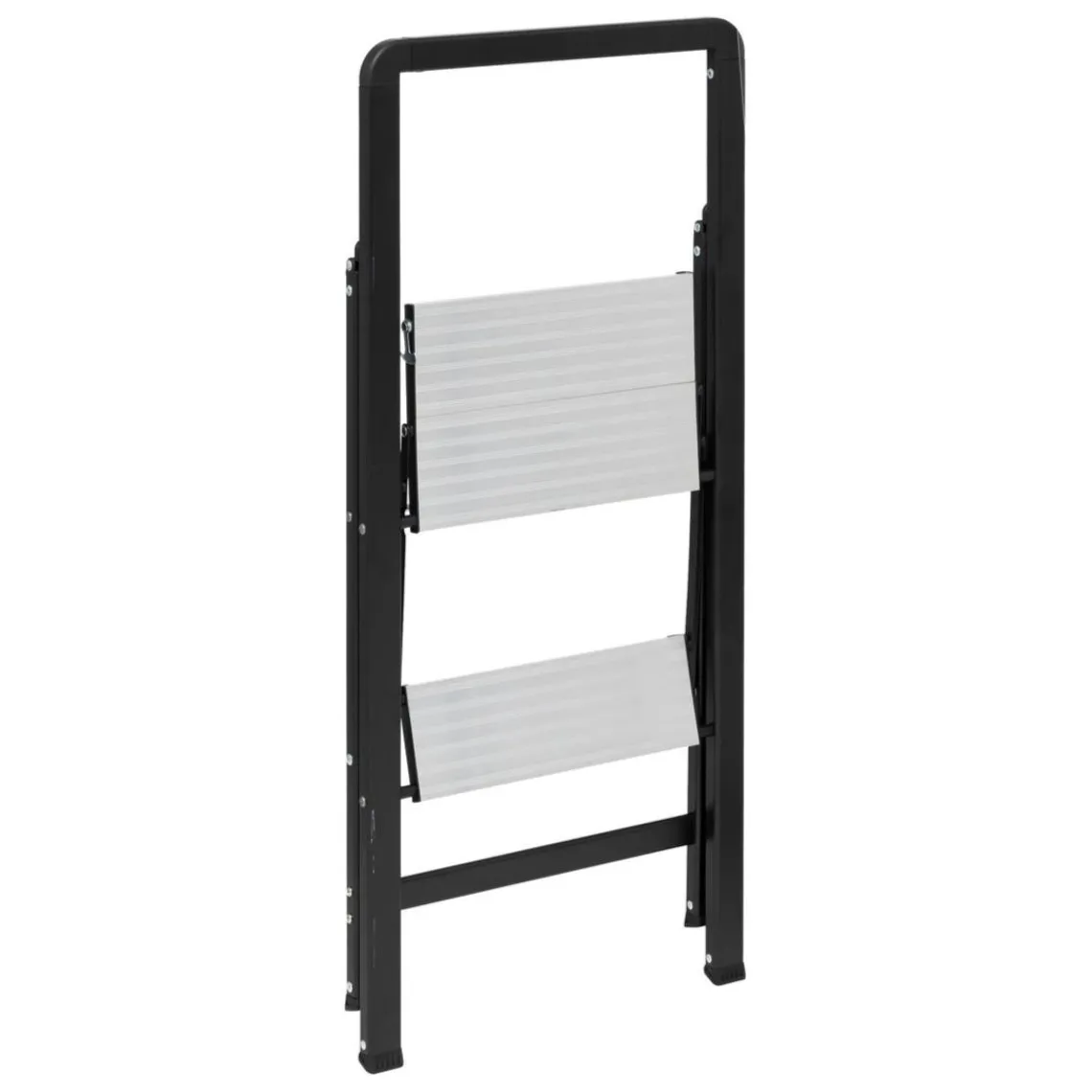 3S. x Home Marchepied en aluminium gris 2 marches Clearance