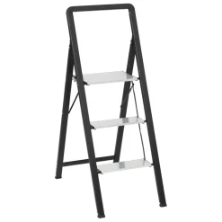 3S. x Home Marchepied en aluminium gris 3 marches Hot