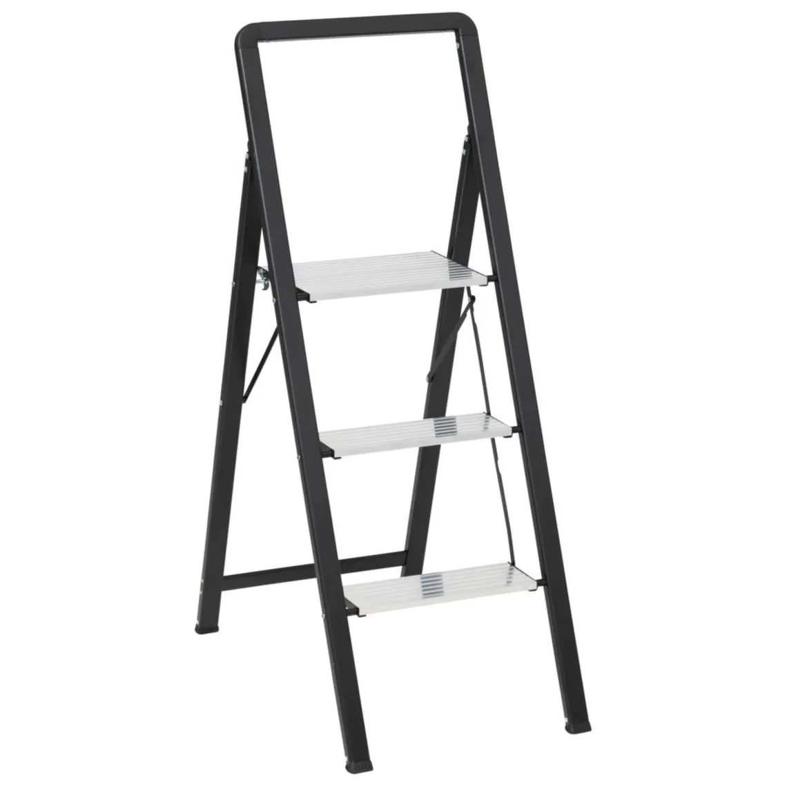 3S. x Home Marchepied en aluminium gris 3 marches Hot