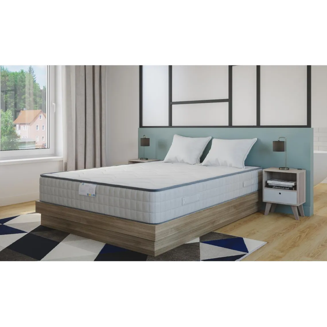 Selenia Matelas à Ressorts Ensachés Sensation Discount