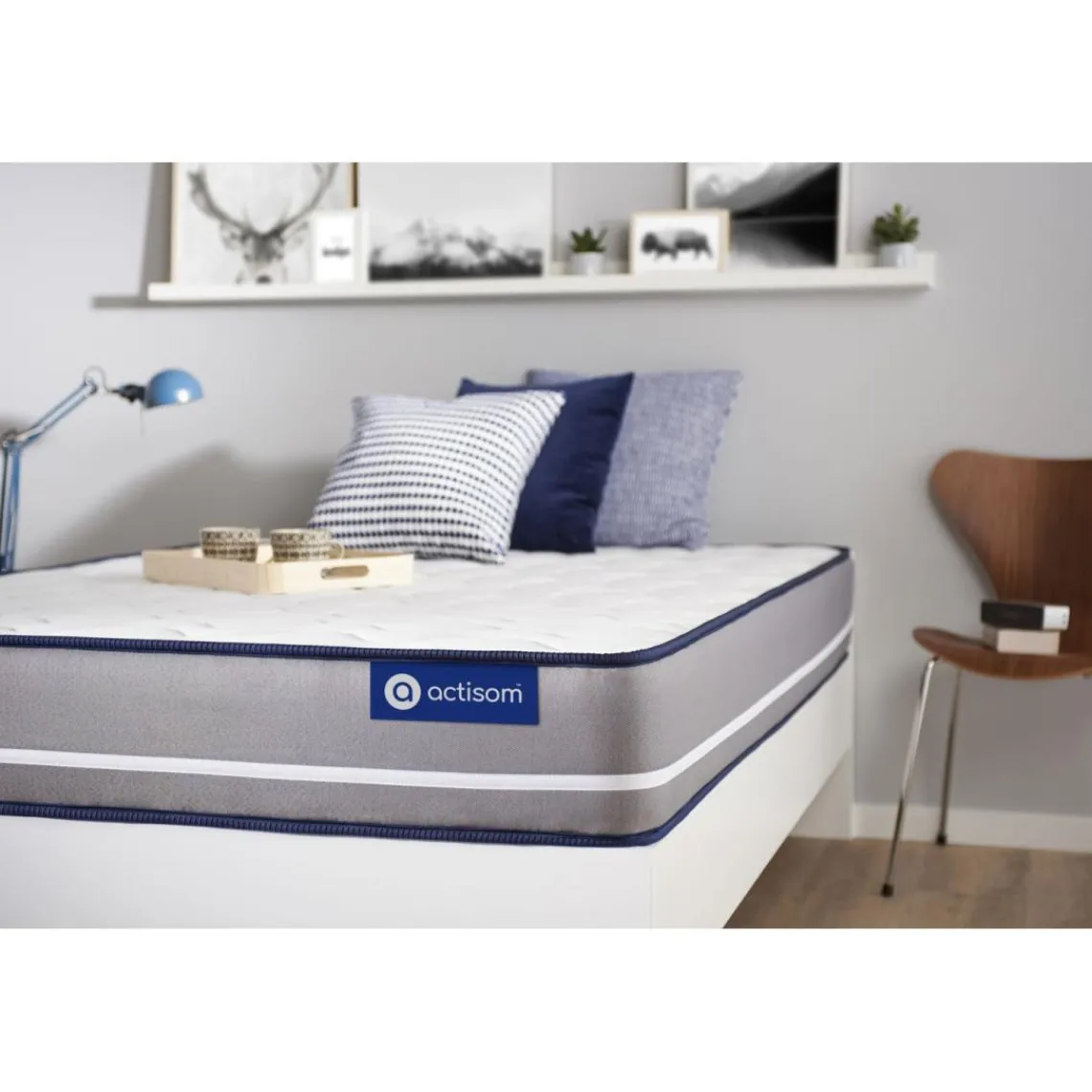 ACTISOM Matelas a memoire ACTIMEMO PUR 3 zones de confort New