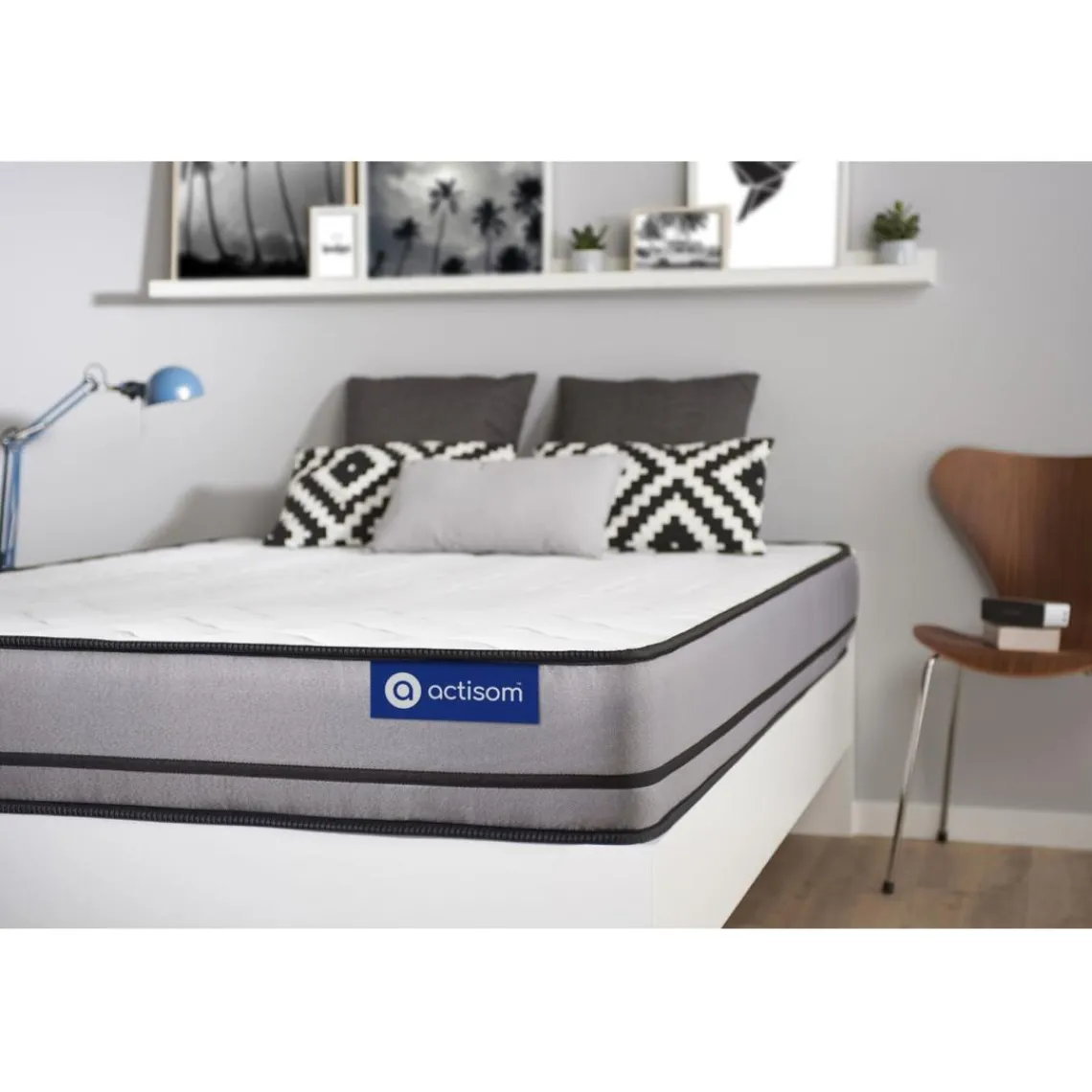 ACTISOM Matelas ACTIMEMO 2 faces a Mémoire de forme 3 zones de confort Online