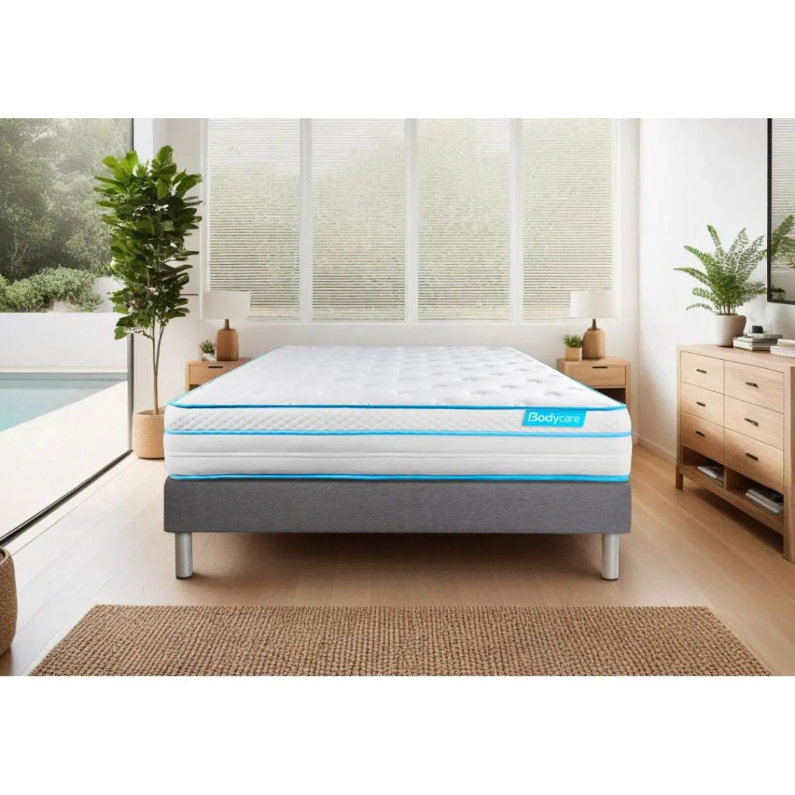 BODYCARE Matelas BodyMax micro ressorts ensaches et memoire de forme Outlet