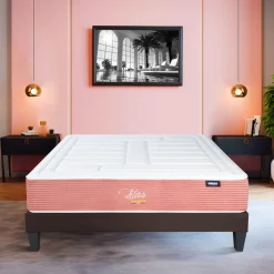 Bellecour Matelas LILAS en mousse Rose Discount
