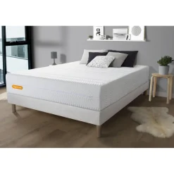 Septnuits Matelas Memo Bio Mousse a memoire de forme 5 zones de confort Maxi epaisseur Dehoussable Sale