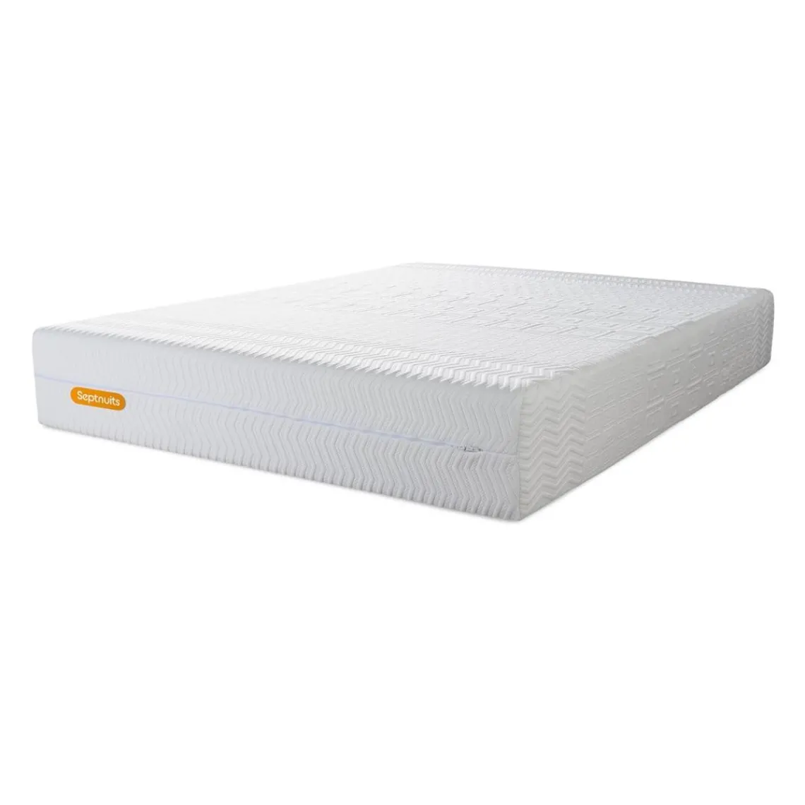 Septnuits Matelas Memo Bio Mousse a memoire de forme 5 zones de confort Maxi epaisseur Dehoussable Sale